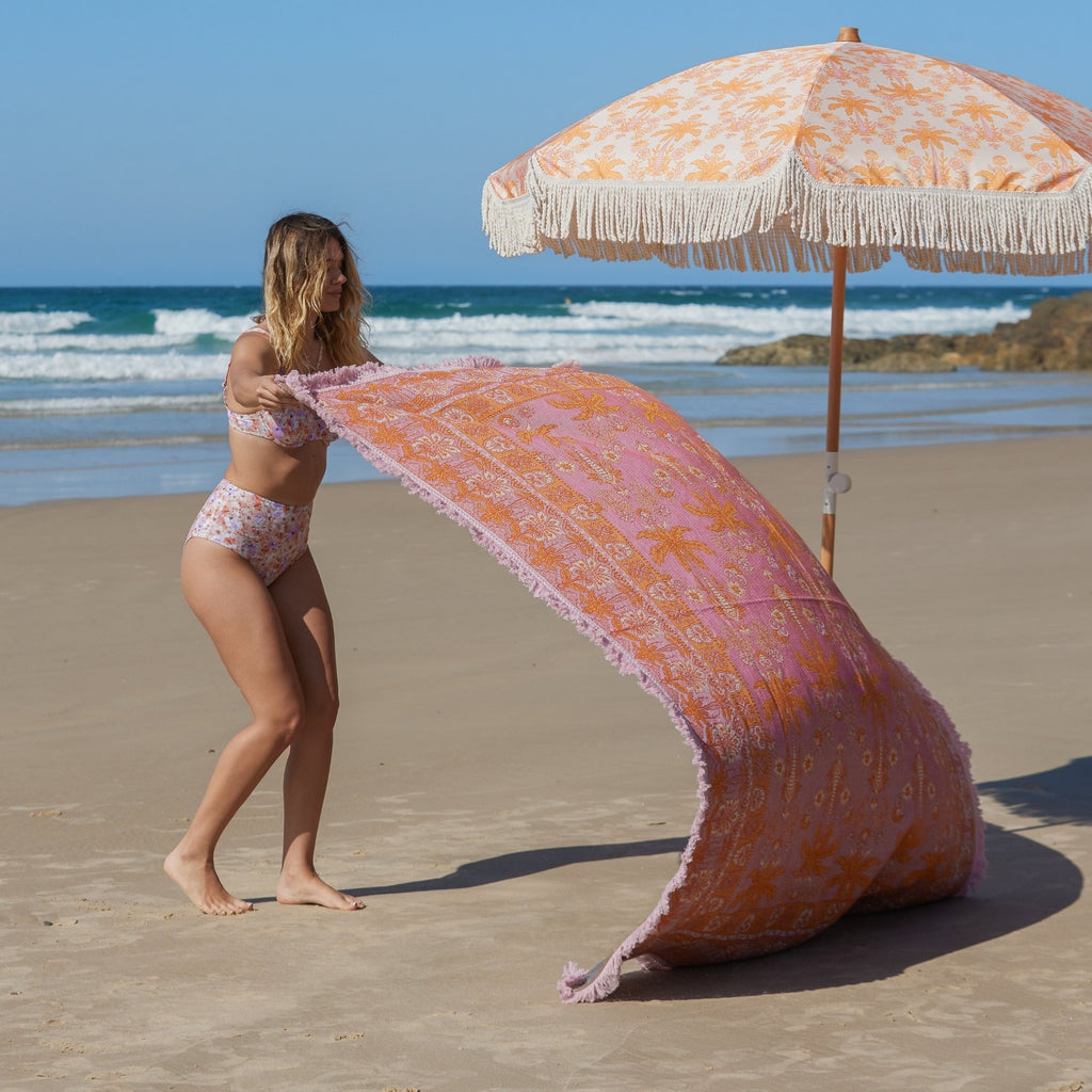 Palma Woven Beach Blanket