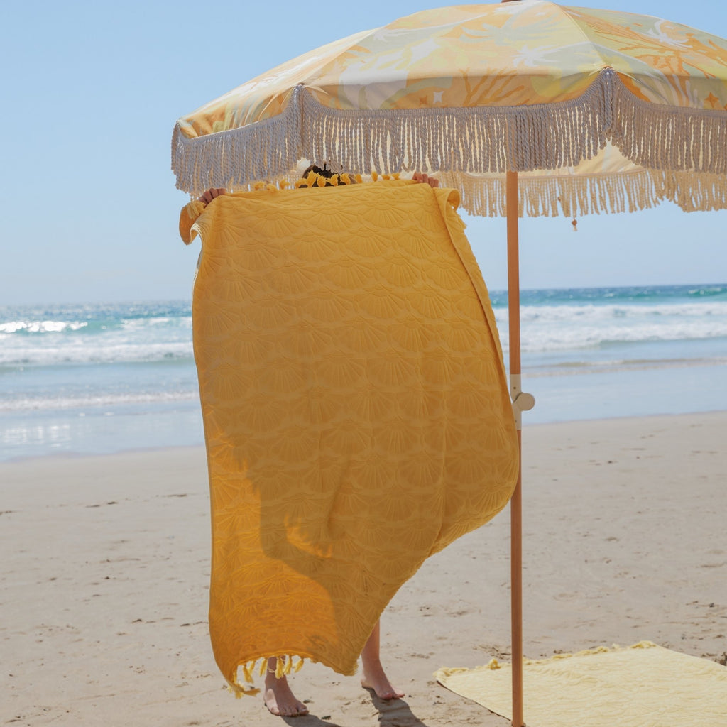 Zali Marigold Beach Towel