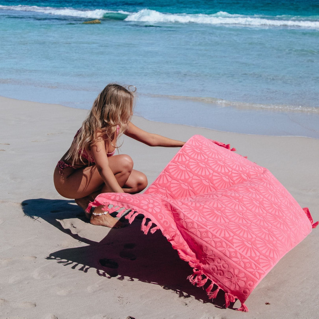 Zali Melon XL Beach Towel